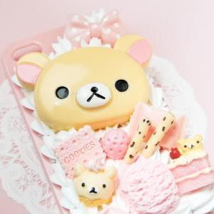 Made To Order Kuma Bear Kawaii Pink Cake Sweets..